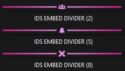 Pinkie Embed Divider Bars product image (2)