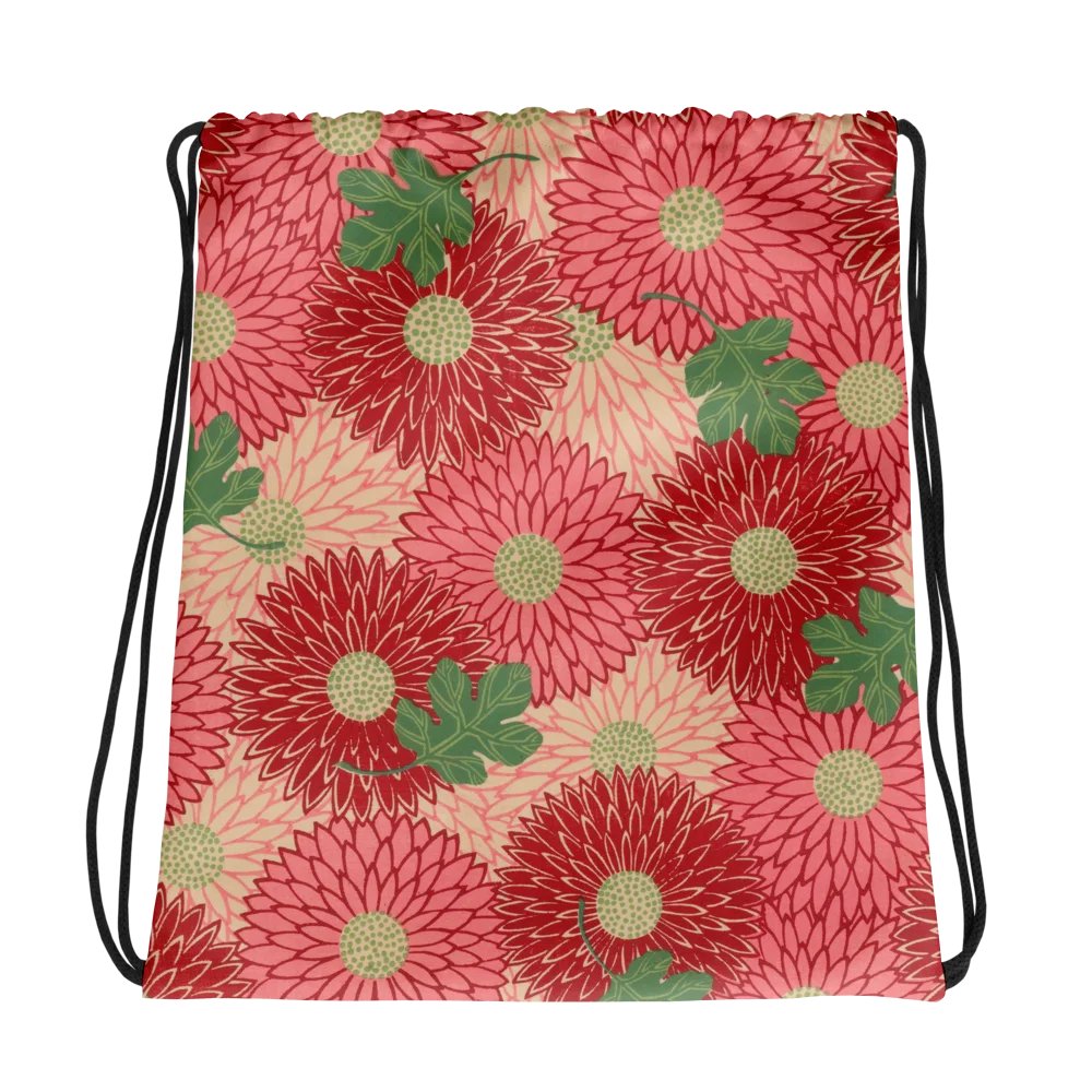 Blooming. Drawstring Backpack product image (1)