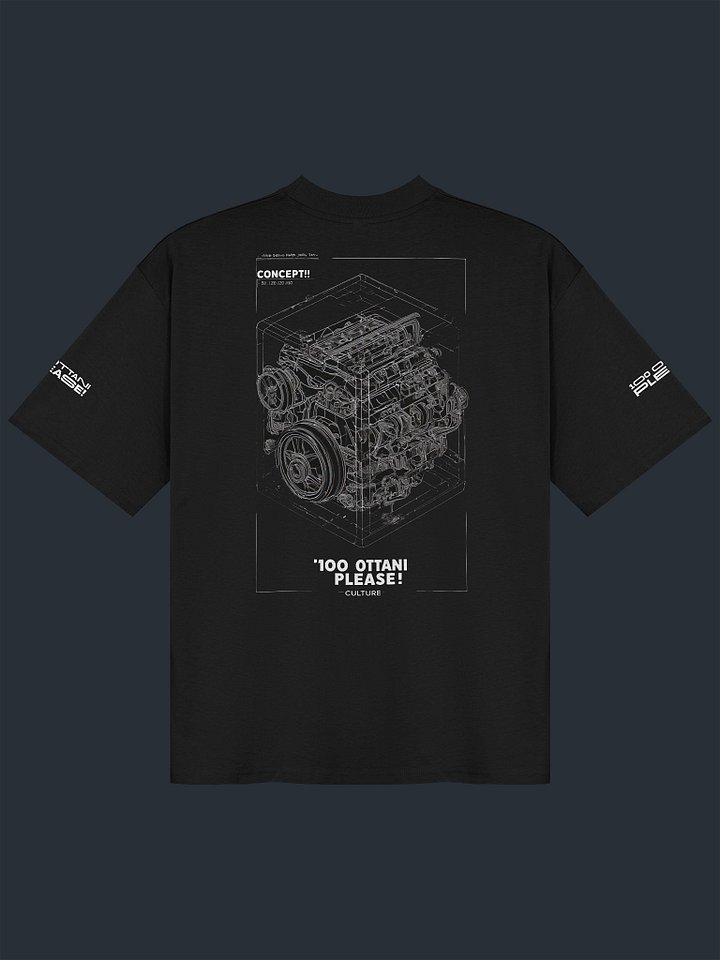 100 Ottani Please!™ Oversized Unisex Racing Streetwear Graphic T-Shirt | Track Limit Edition product image (1)