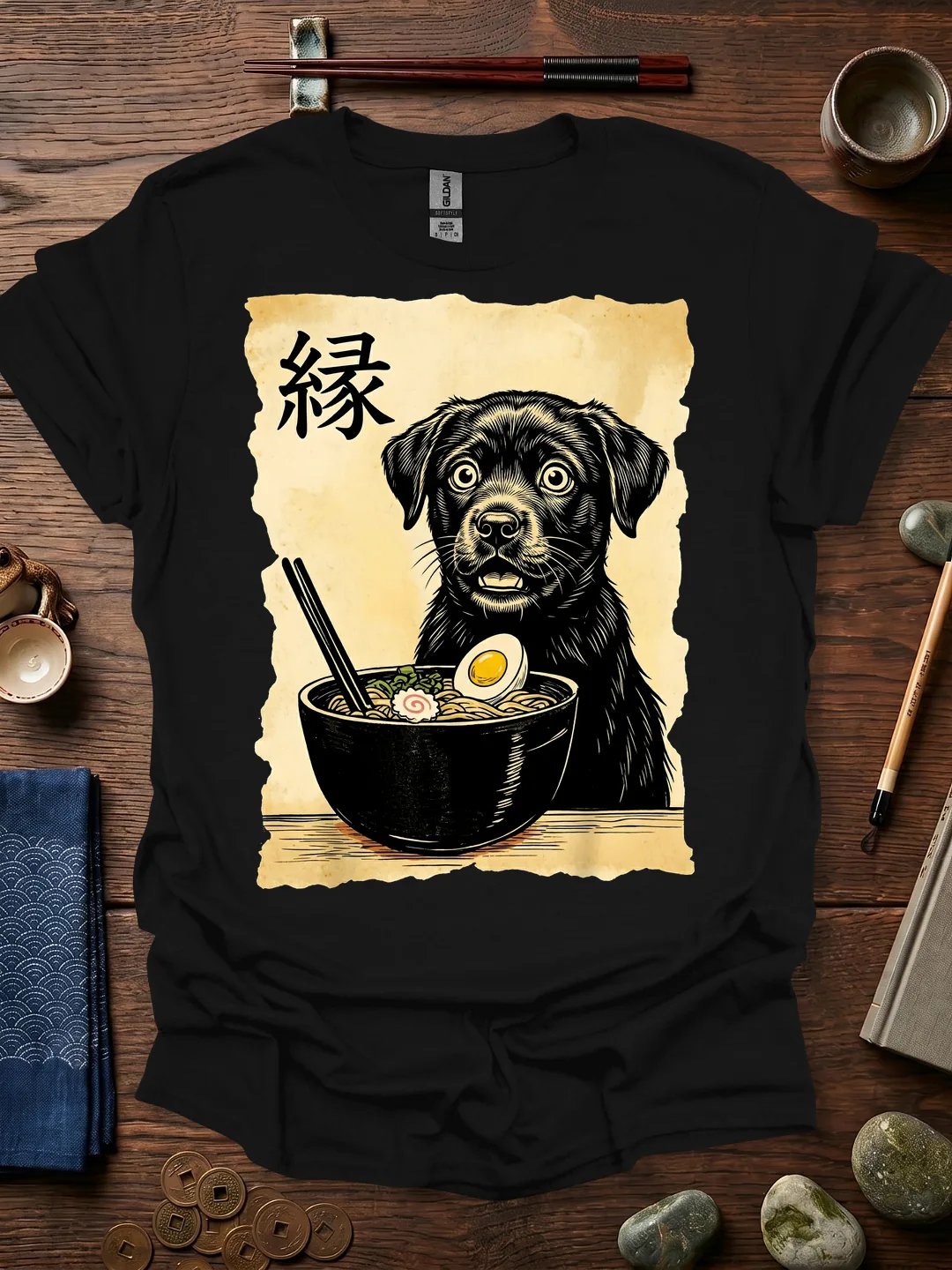 Dog Ramen Bowl T-Shirt product image (11)