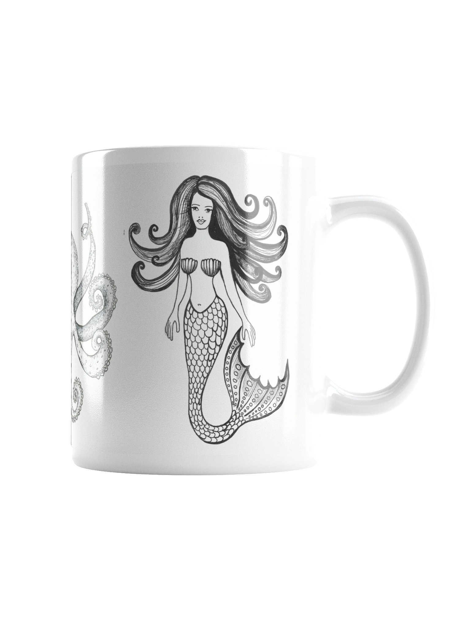 Mermaid Octopus Mug product image (4)