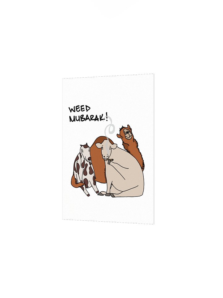 Weed (Eid) Mubarak: Goat, Cow and Camel Poster product image (2)
