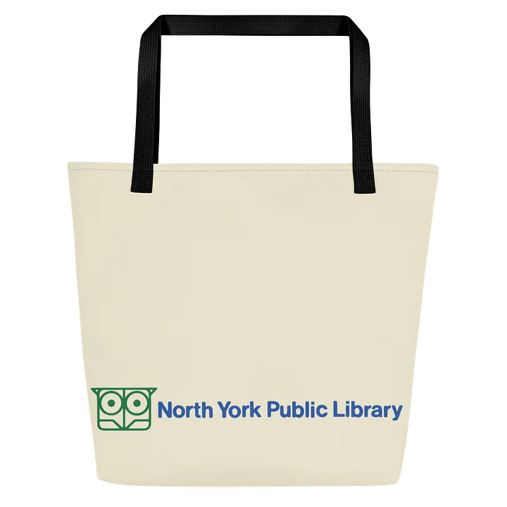 Retro NYPL Owl tote product image (1)