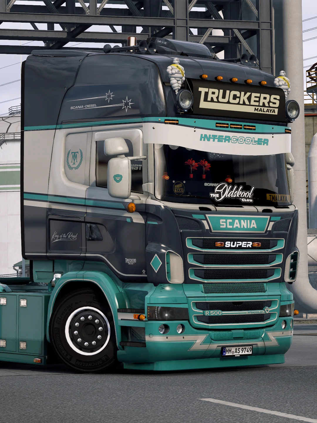 Early Access! ETS2 TM Scania RJL Skin Pack 4 - R4 R5 & R6 Changeable Multicolor Skin Pack + Schmitz Trailer Skin product image (1)