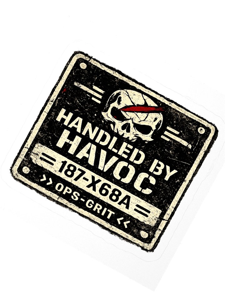 Handled by Havoc — Ops Stamp product image (2)