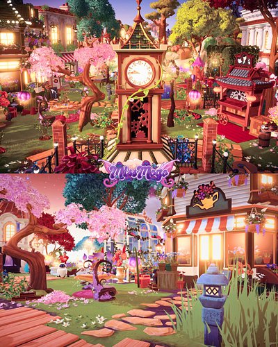 I've been working on making my Valley the fairycore valley of my dreams, and I'm really happy with the way my Plaza is turnin...