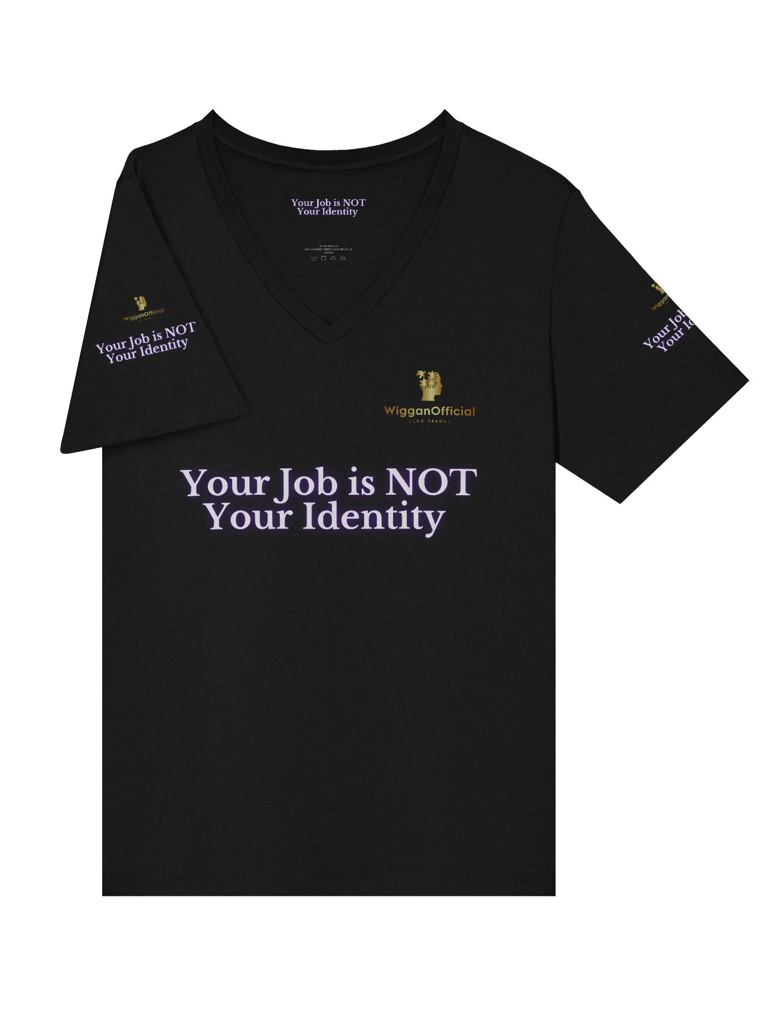 WigganOfficial Your Job Is NOT Your Identity Women's Relaxed V-Neck T-Shirt product image (5)