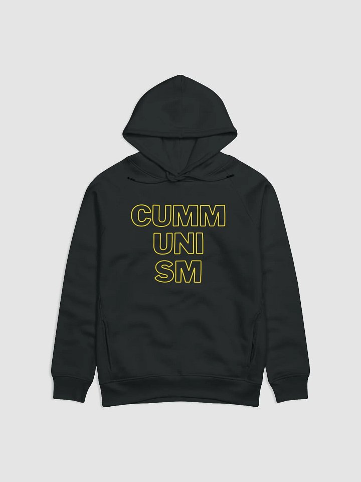 Cummunism Unisex (Eco Hoodie Yellow) - Dragos Comedy product image (1)