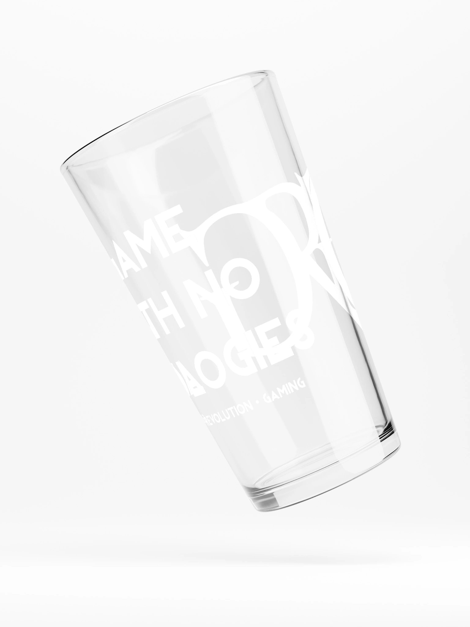 GRG Motto Pint Glass - White product image (4)