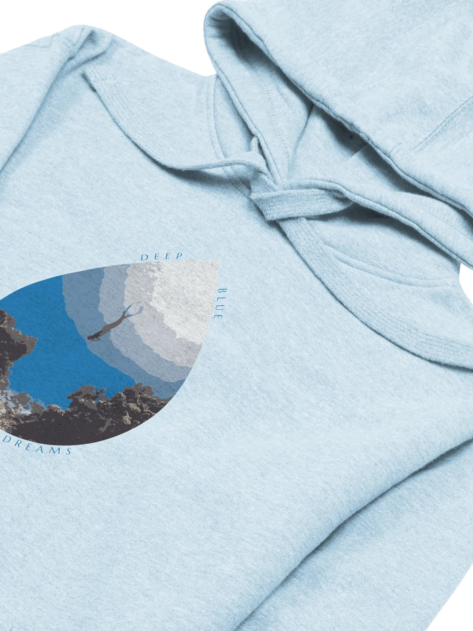 Ocean Depths Free Diver Premium Hoodie product image (3)