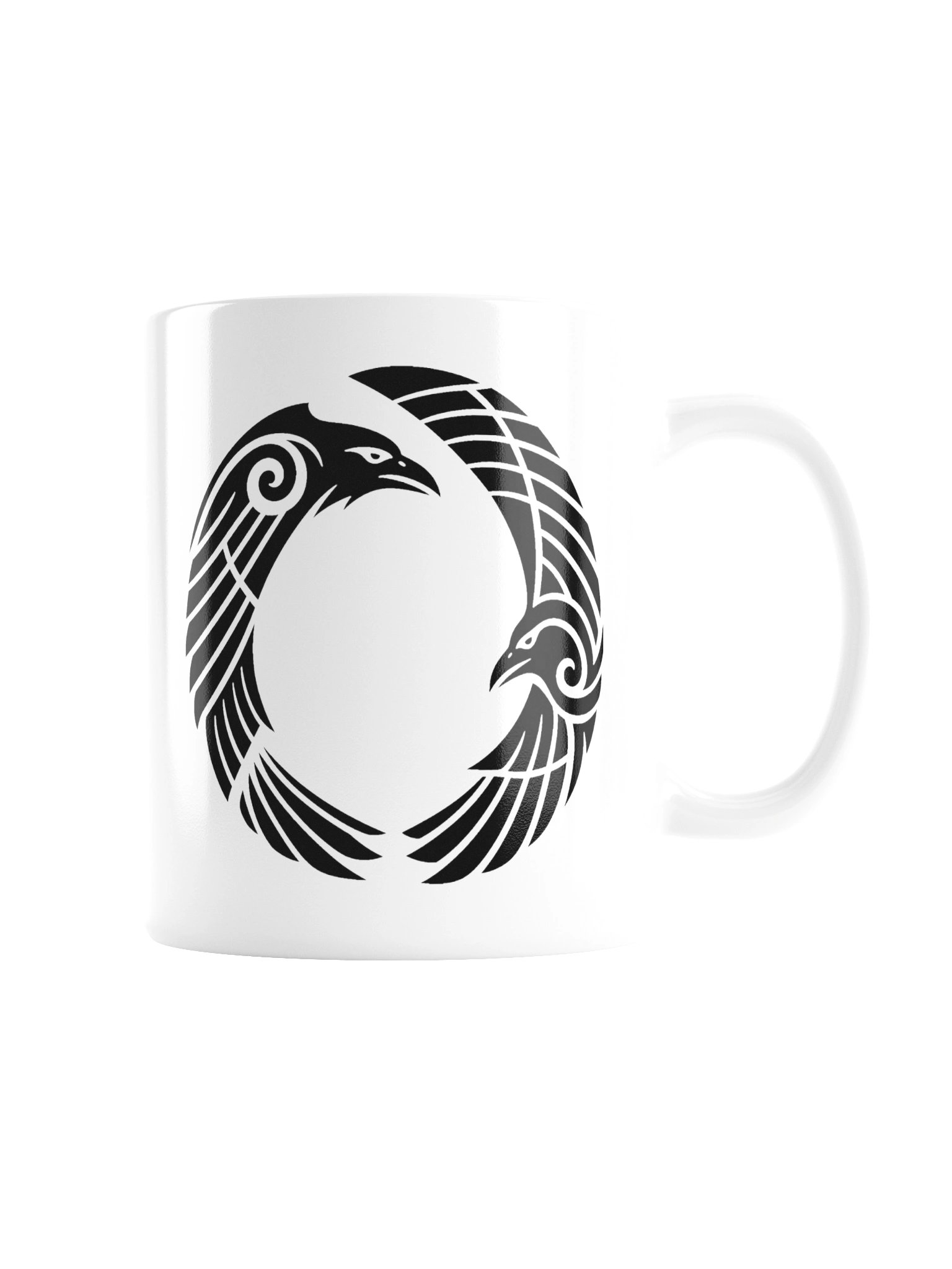 SEIDRA — Raven Mug (White) product image (8)