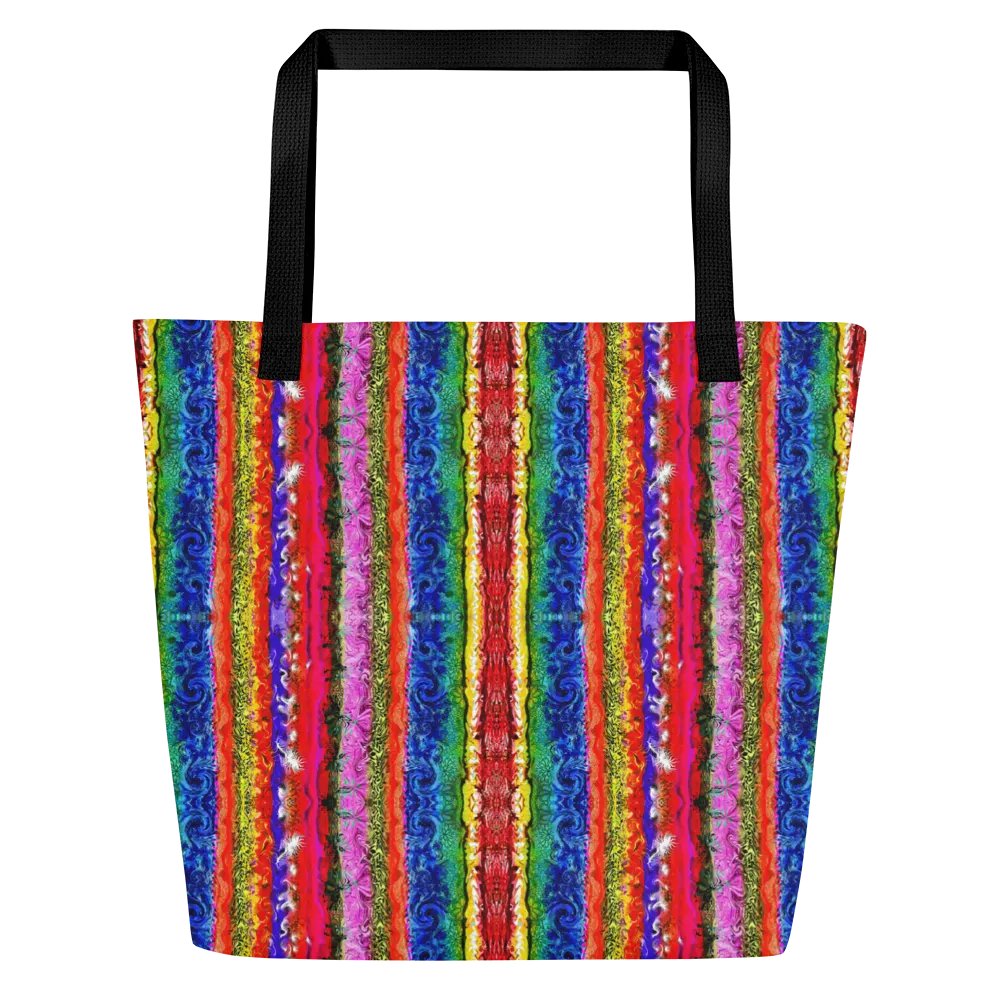 Boho colorful Stripes Tote Bag product image (3)