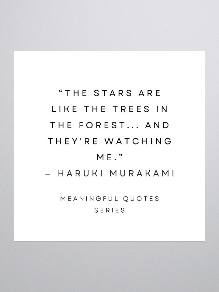 The Stars & Trees Are Watching Me. product image (1)