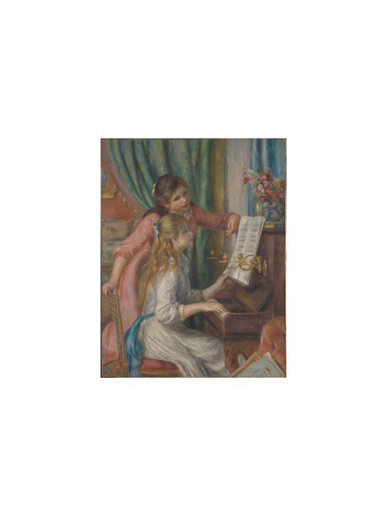 Renoir, Two Young Girls at the Piano — Fine-Art Poster product image (2)