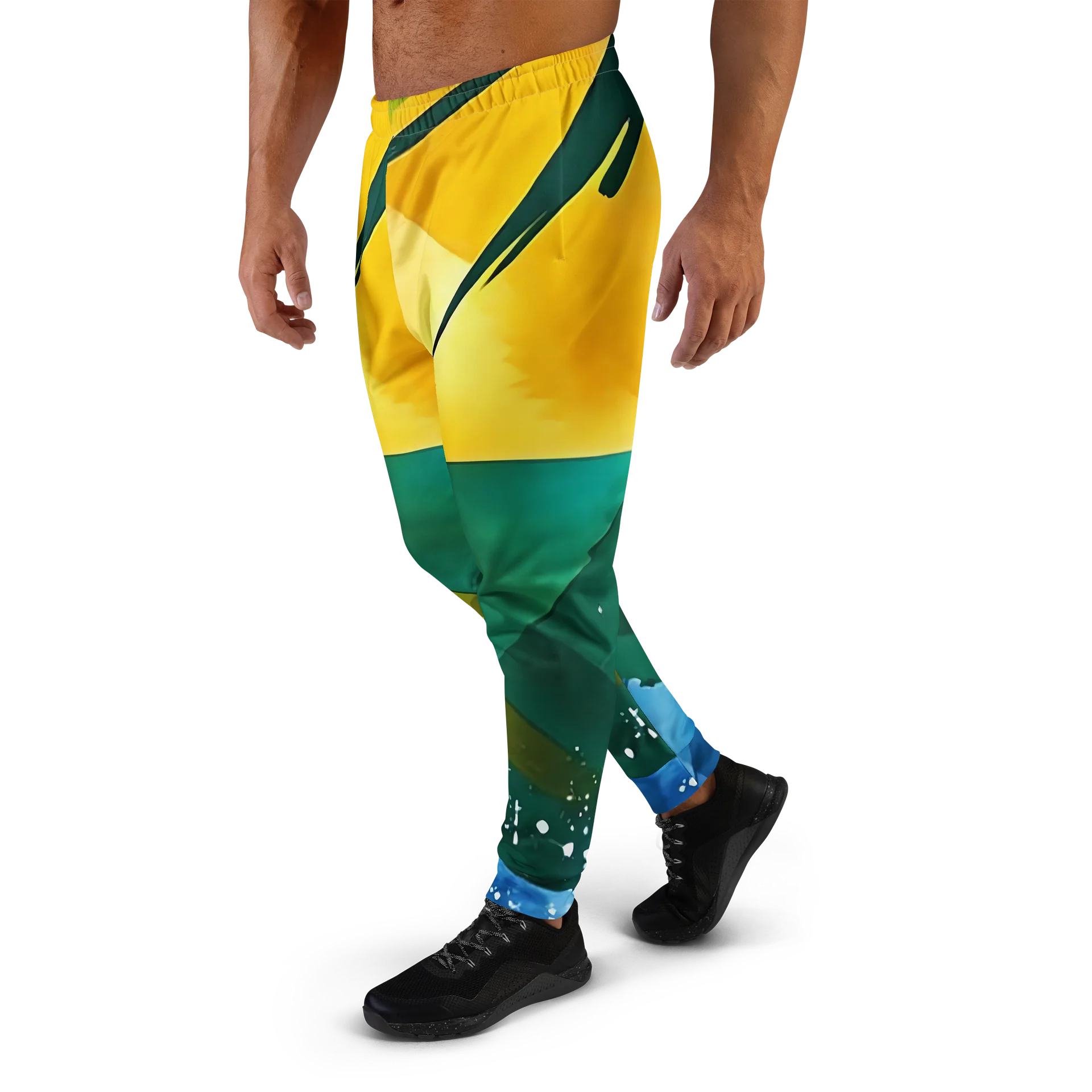 Abstract Diplomat Print - Sport SVG - Caribbean Apples | Men's Joggers product image (3)