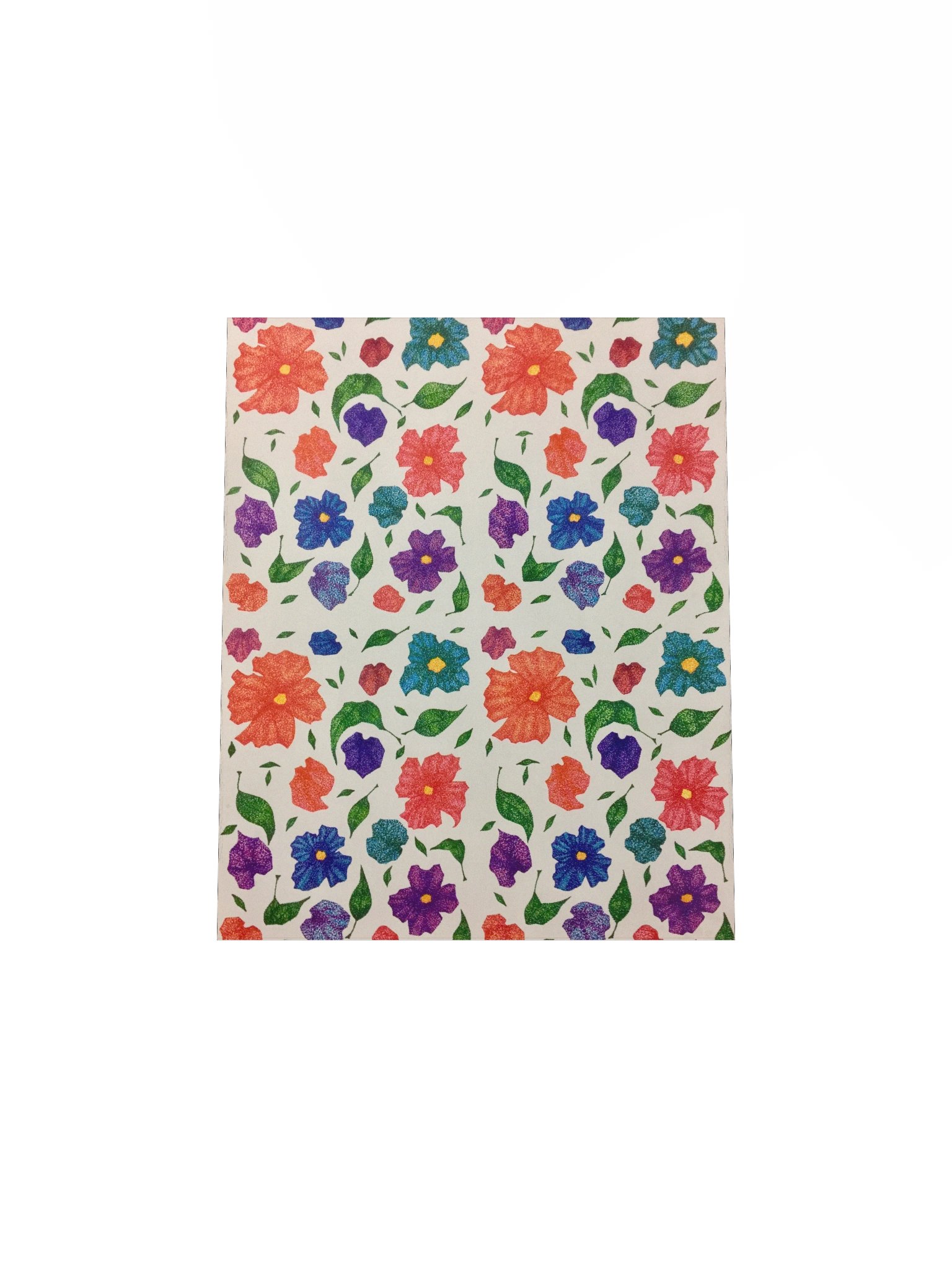 Pointallism Floral Matte Poster product image (4)