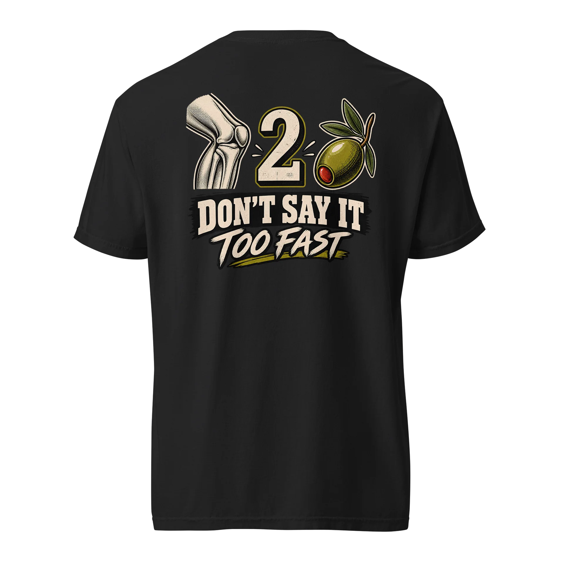 Knee Two Olive Funny Meme Shirt product image (1)