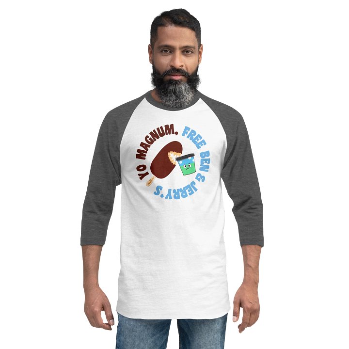 Official Free Ben and Jerry's Raglan Tee product image (2)
