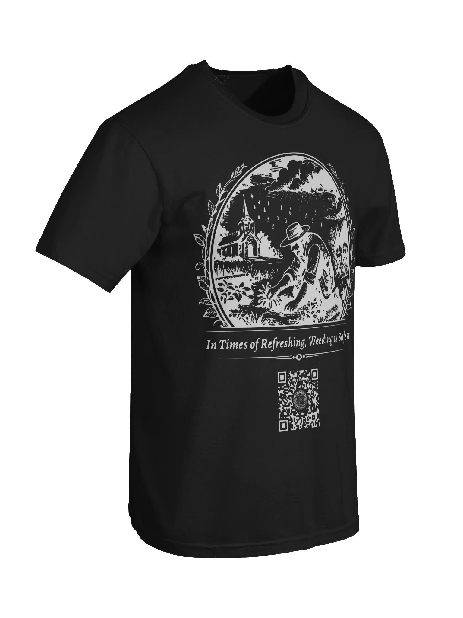 Weeding Time (White on Black/Color) product image (8)