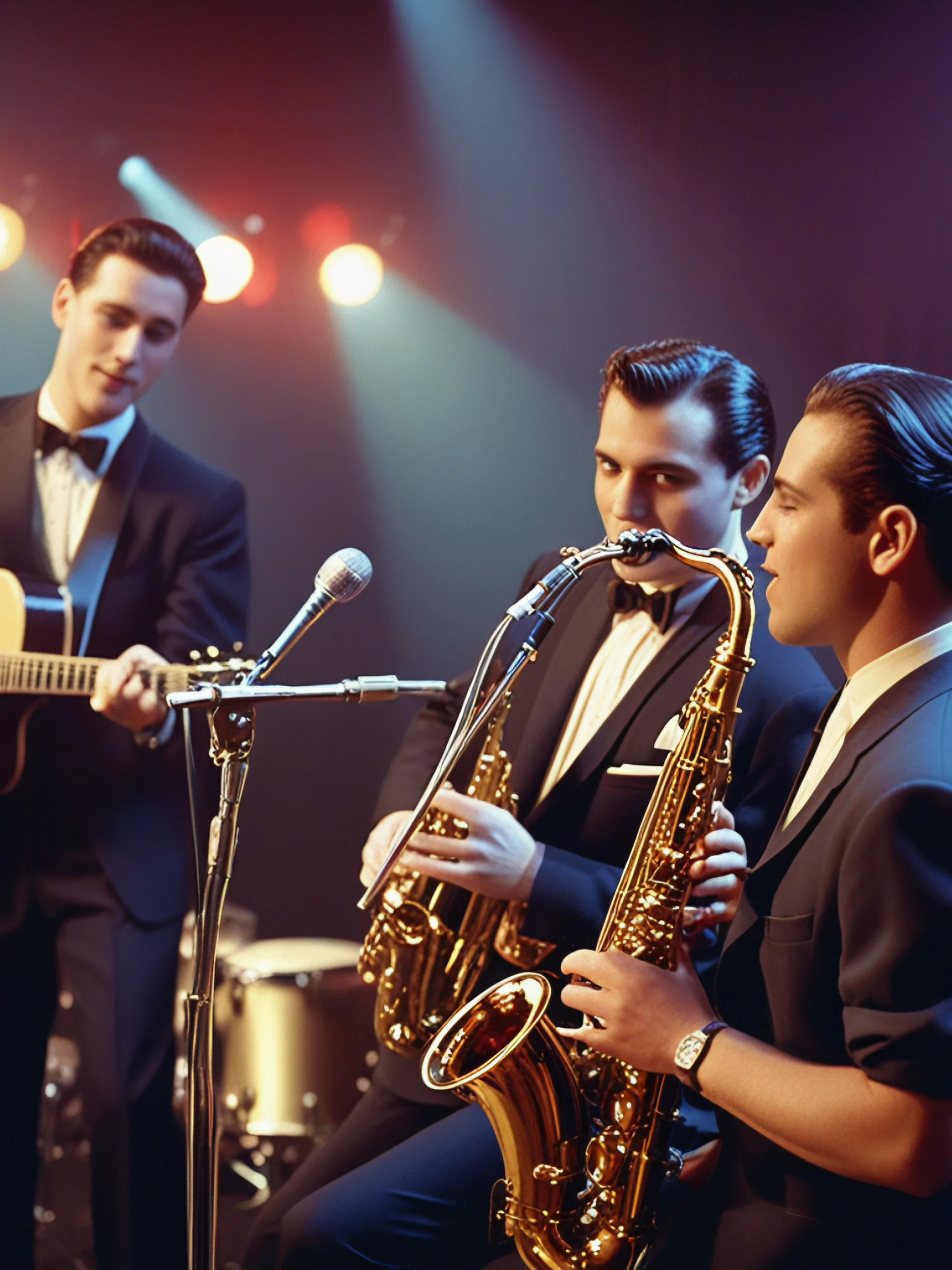 Blue saxophone product image (1)