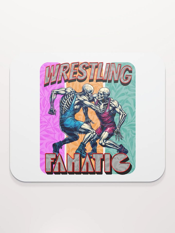 Wrestling Fanatic Skeleton Showdown Mouse Pad product image (1)