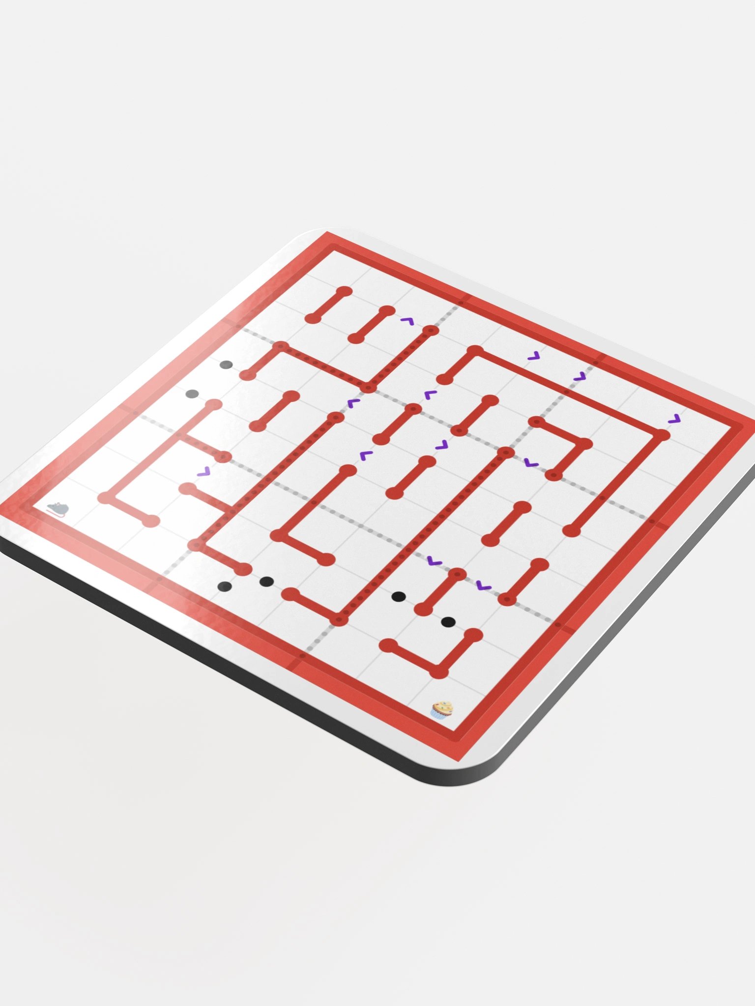 Rat Run Coaster Red product image (4)