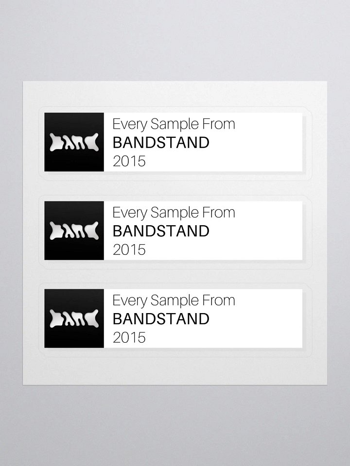 Song & Artist Tab Sticker 3pk product image (1)