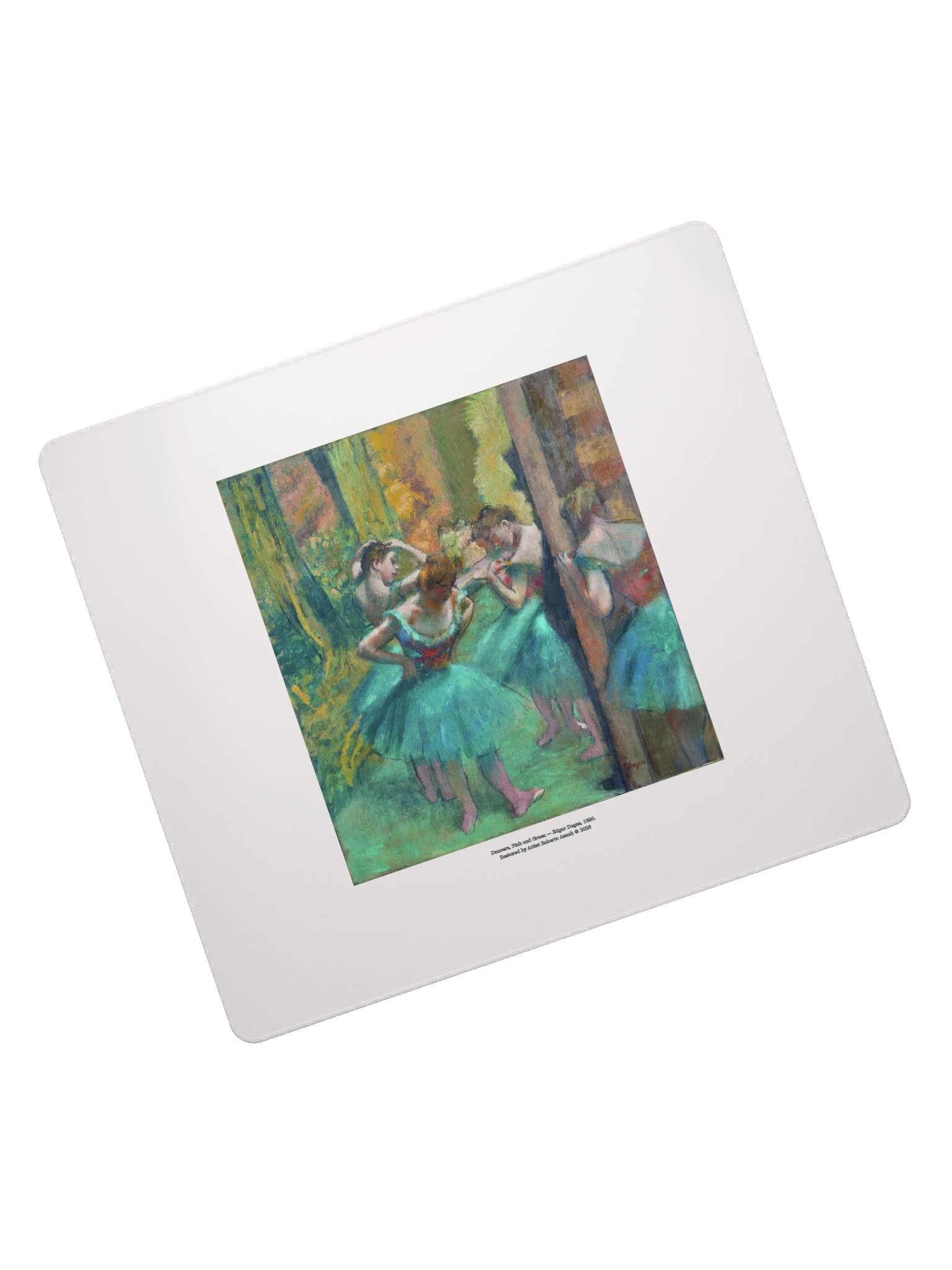 Dancers, Pink and Green — Mouse Pad product image (7)