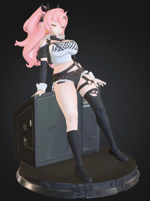 Sexy Nicole Demara .STL - 3D model instant download! Original fan art product image (2)