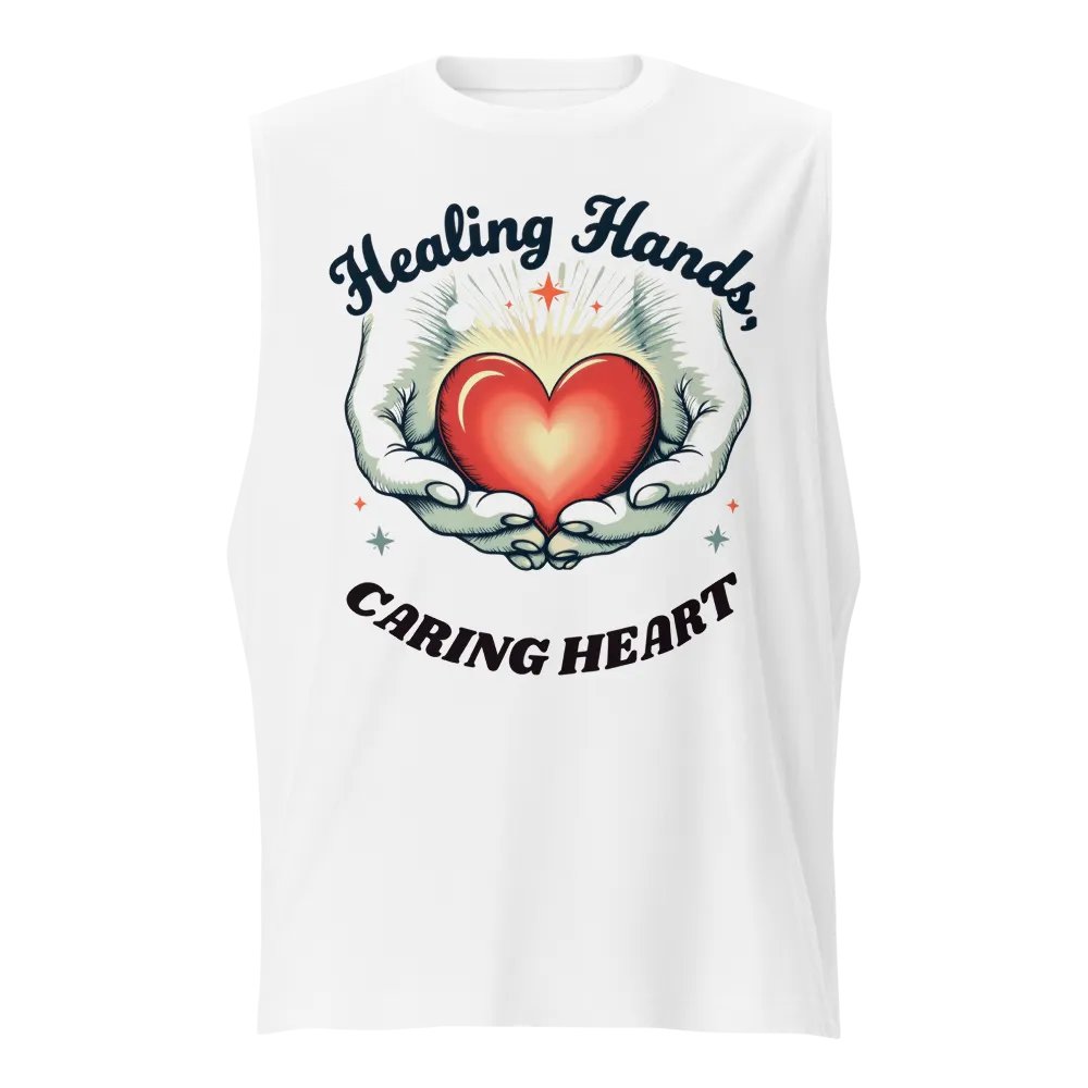 Healing Hands, Caring Heart Muscle Tank product image (1)