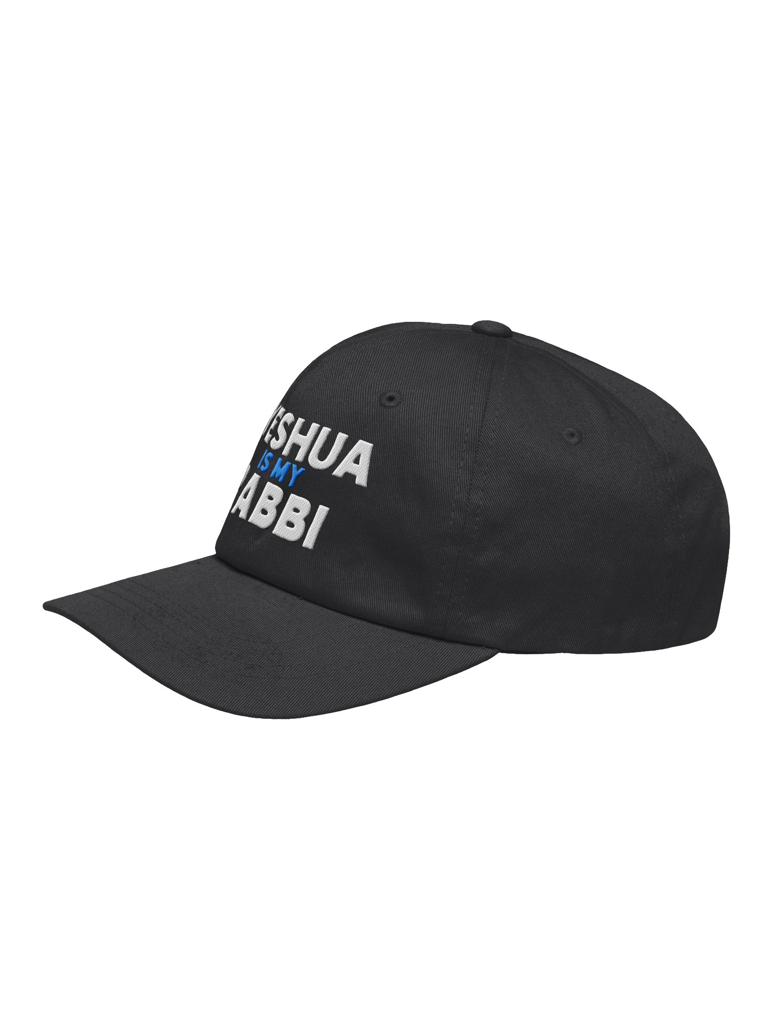 Yeshua is my Rabbi Cap Israel white blue product image (12)