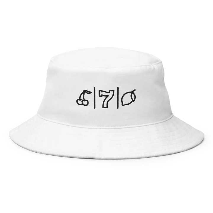 Cdog Spins Bucket Hat White product image (1)