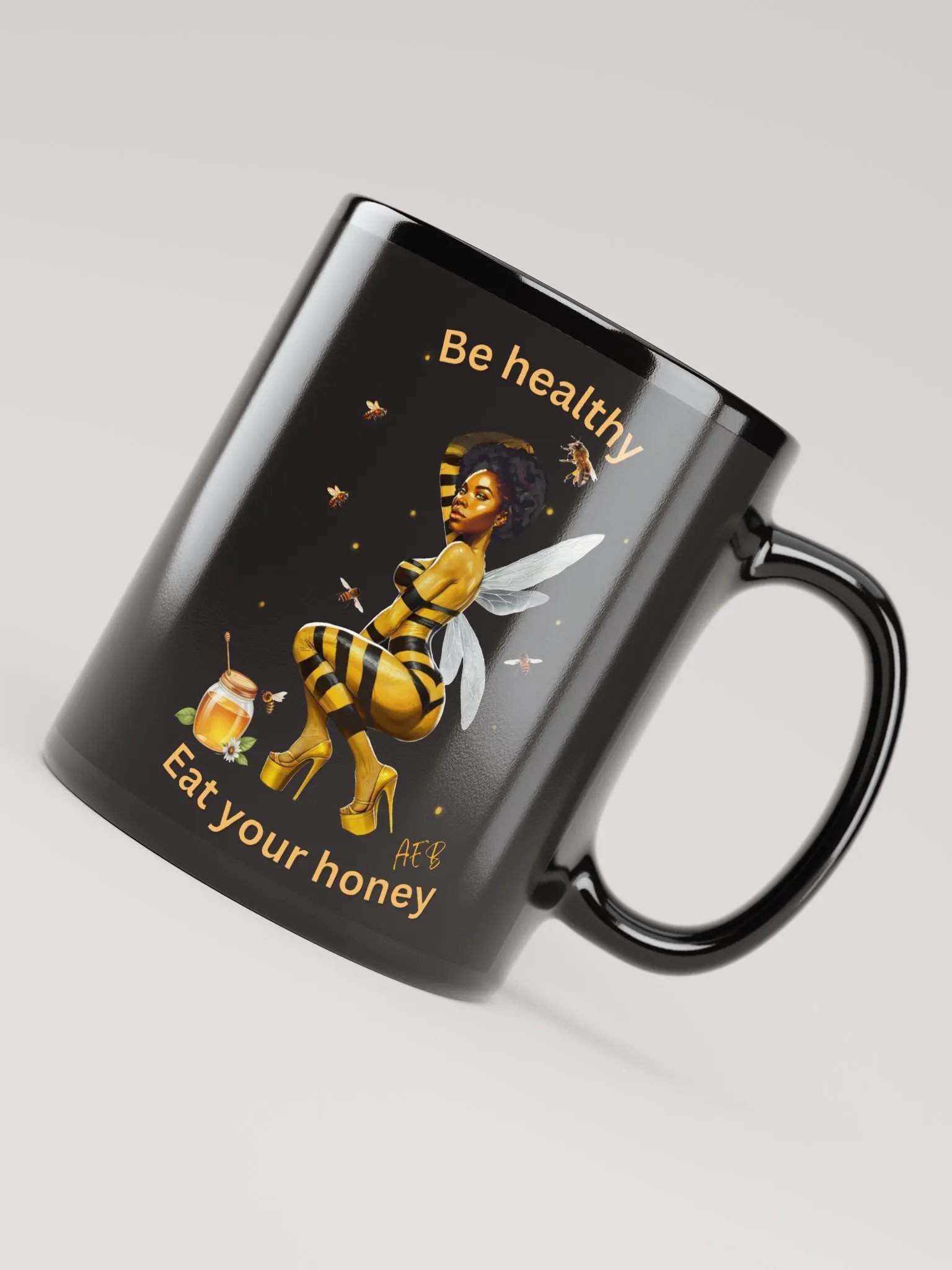 Bee Healthy Ceramic Mug product image (5)