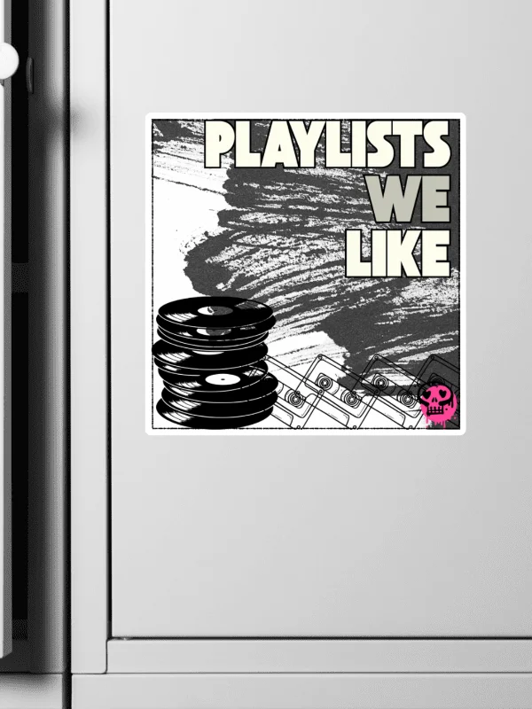 Playlists We Like Kiss-Cut Vinyl Decal product image (5)