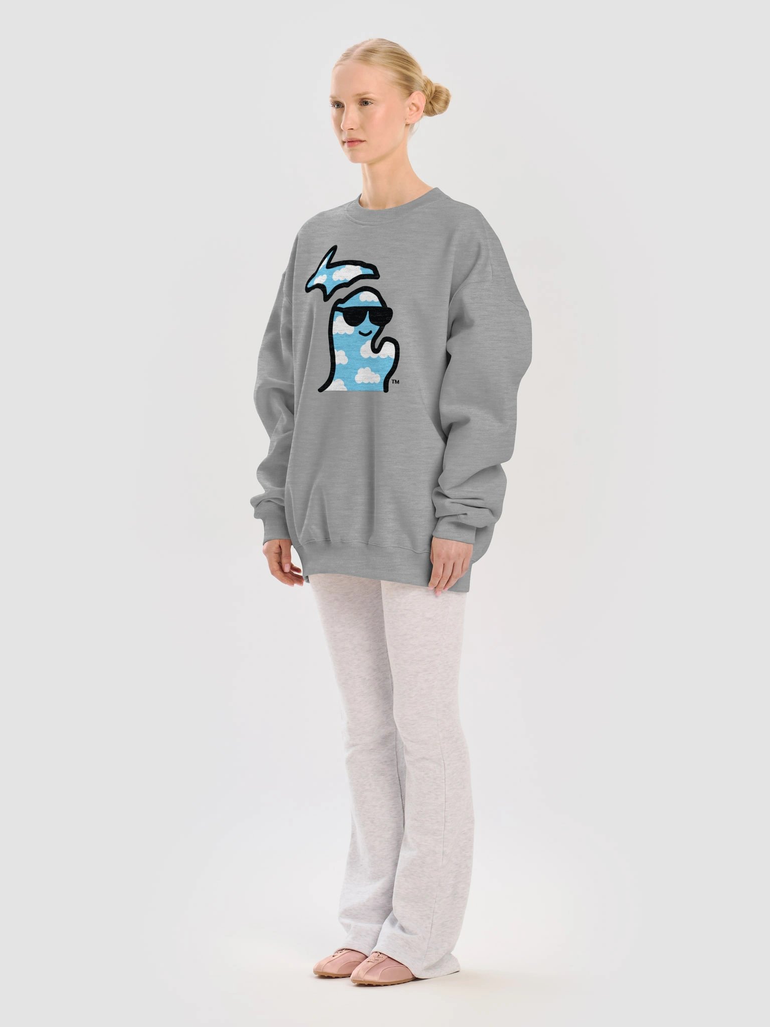 Mich. Clouds Michigan French Terry Cotton Sweatshirt product image (2)