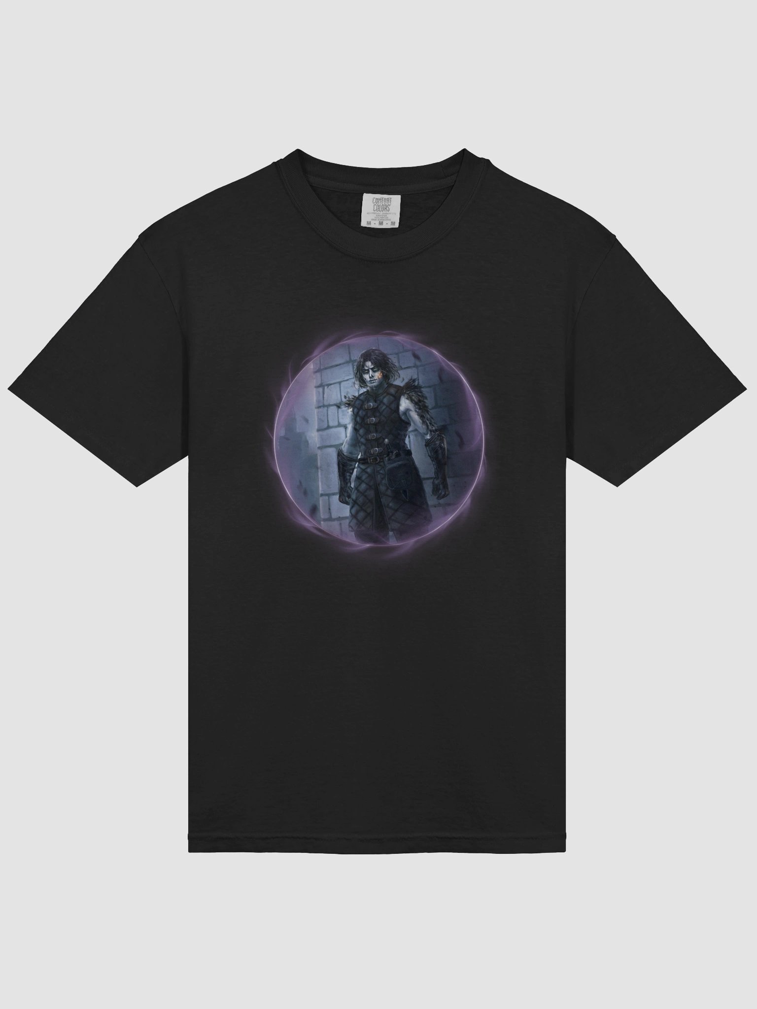 Black Relaxed Fit T-Shirt Dawn of Silence: Arkan product image (3)