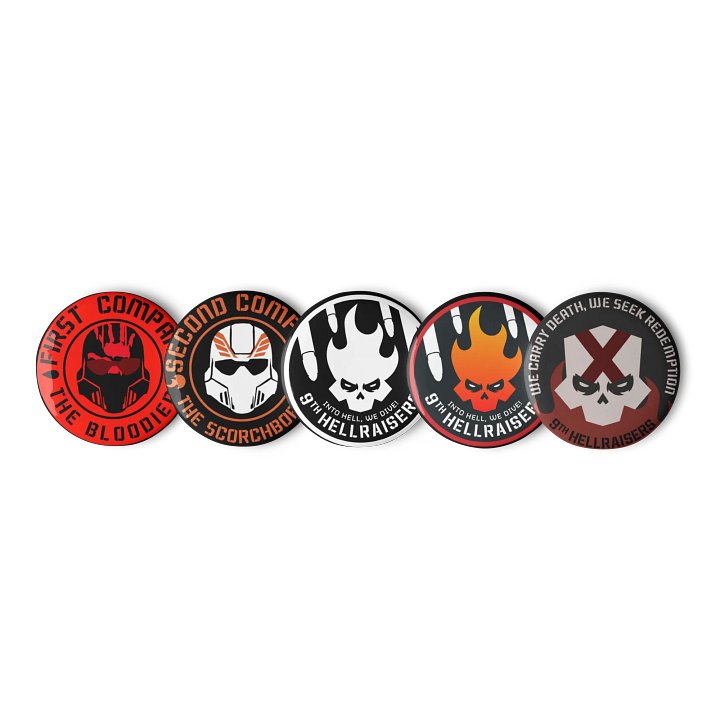 Hellraisers Pin Set product image (1)