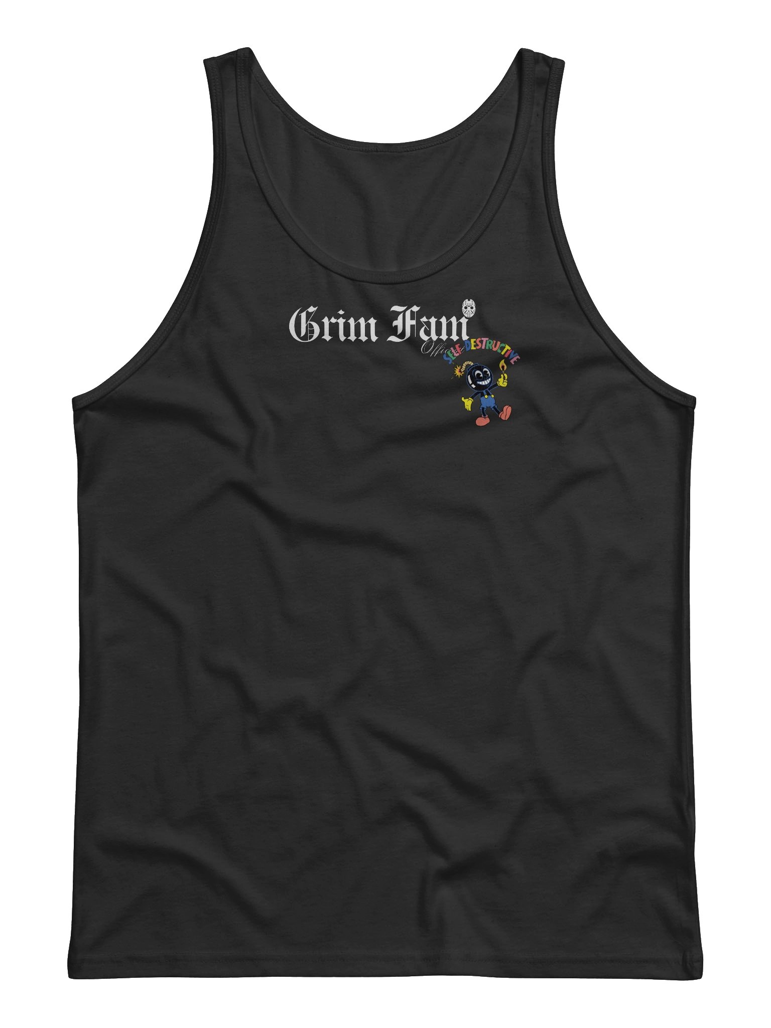 GRIMFAM – THE SELF-DESTRUCTIVE TANKTOP/SINGLET #1 product image (1)