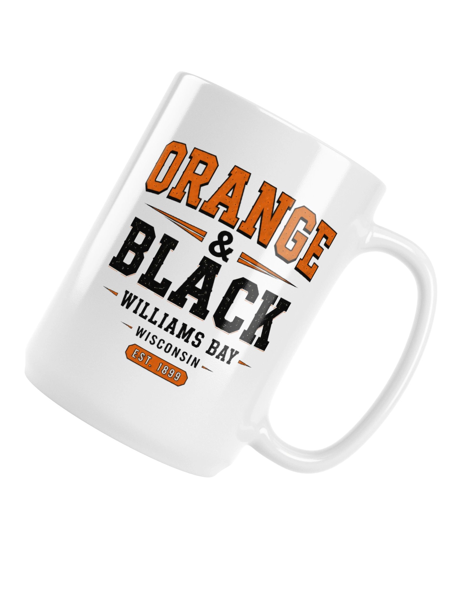 Orange & Black 15oz Mug product image (6)