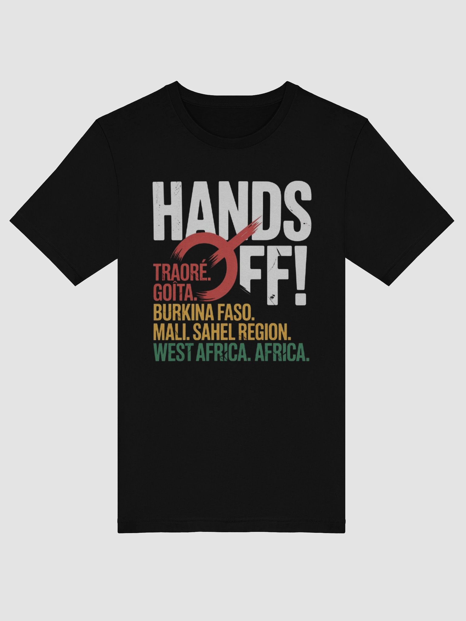 Hands off Traore Burkina Faso Mali Africa Ibrahim Traoré Supersoft T-shirt product image (45)