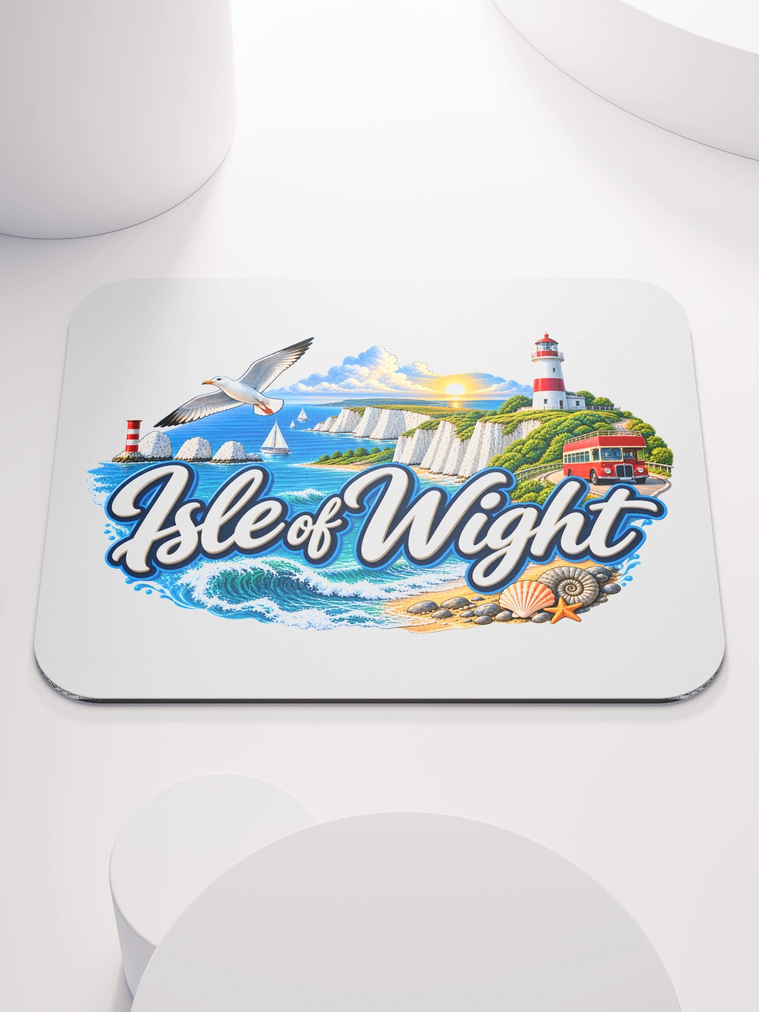 Isle of Wight Scenic Coastal Mouse Mat product image (1)