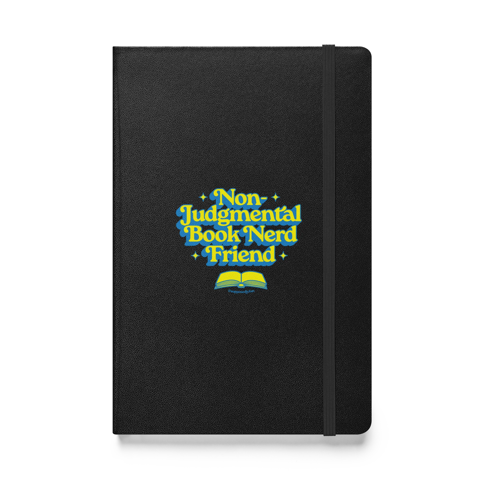 Non-Judgmental Book Nerd Friend Bound Notebook product image (1)