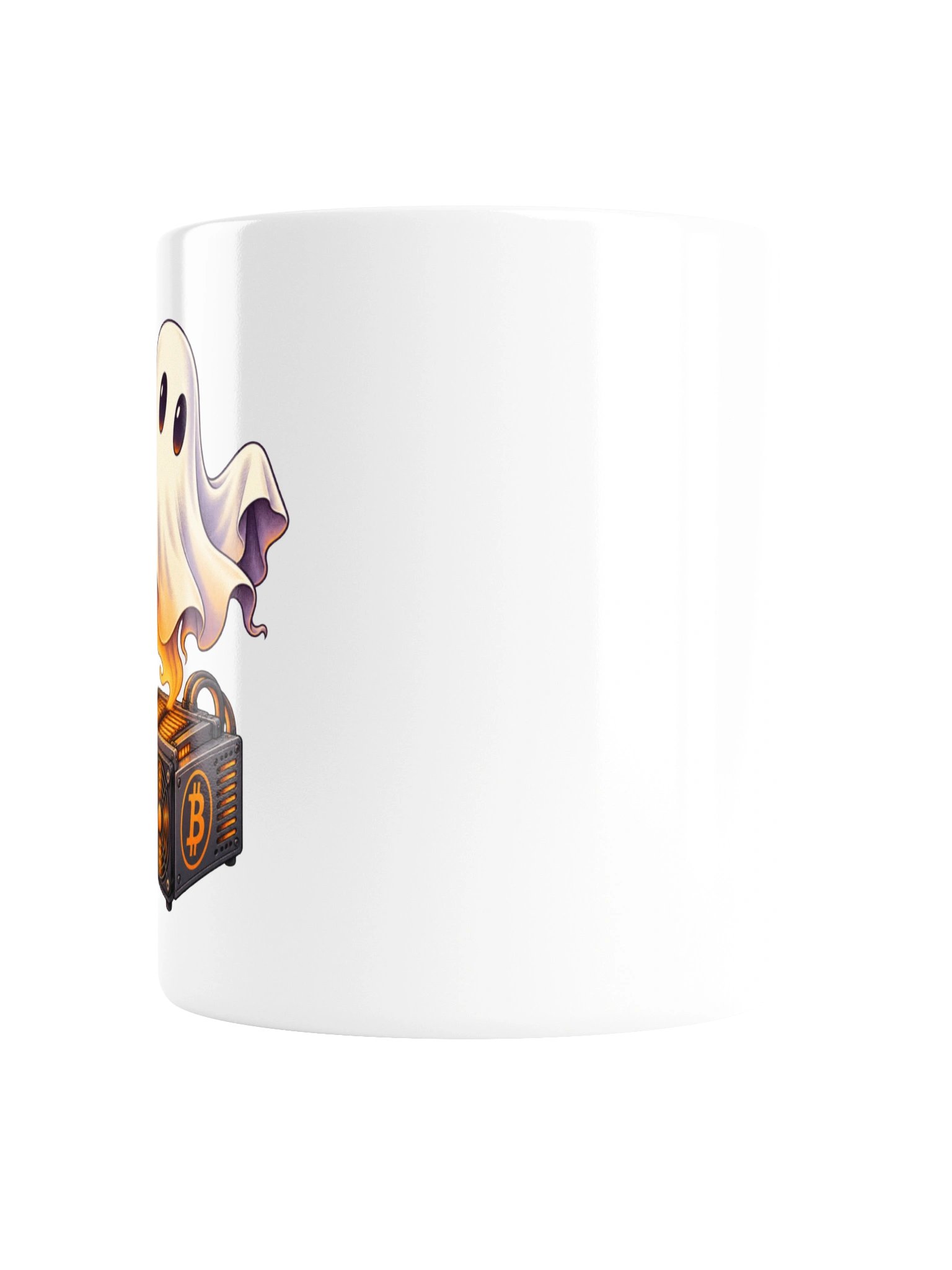Ghost Miner Bitcoin Halloween Mug product image (2)