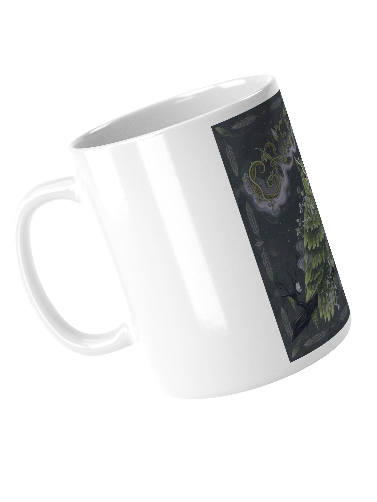 Haunted Bird Mug — Moss Owl product image (5)