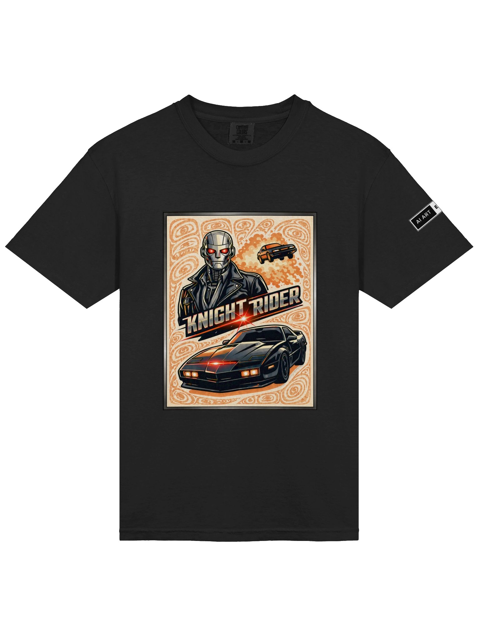 "KNIGHT RIDER" 100% cotton T-shirt product image (1)