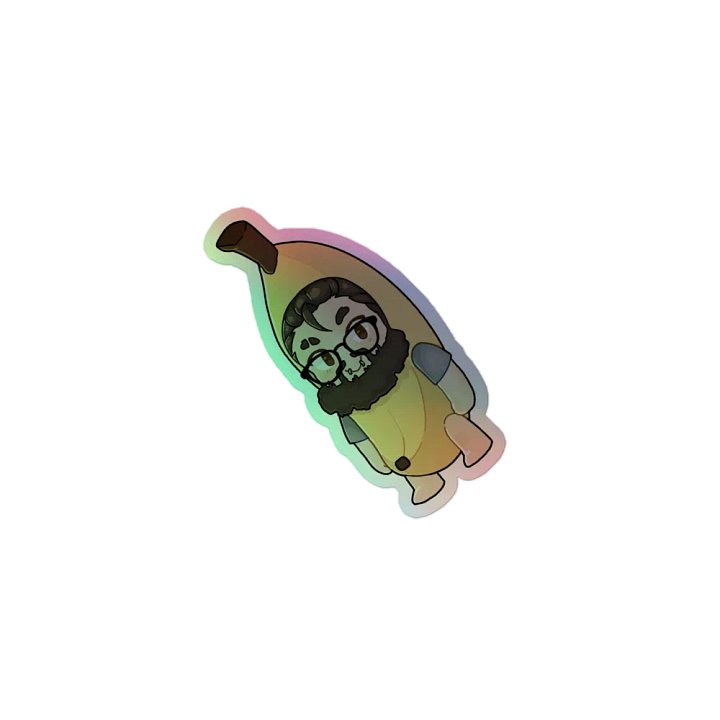 Banana Herb Holo Sticker product image (1)