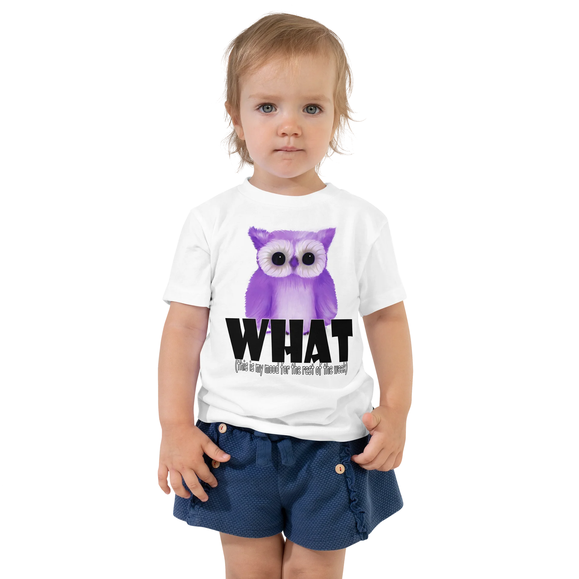 Owl "WHAT", Toddler T-Shirt - Bella+Canvas product image (2)