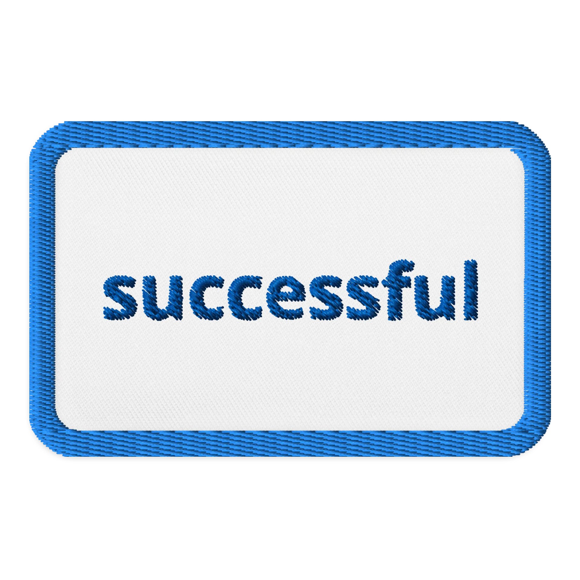 Success Story Positive Embroidered Patch product image (1)