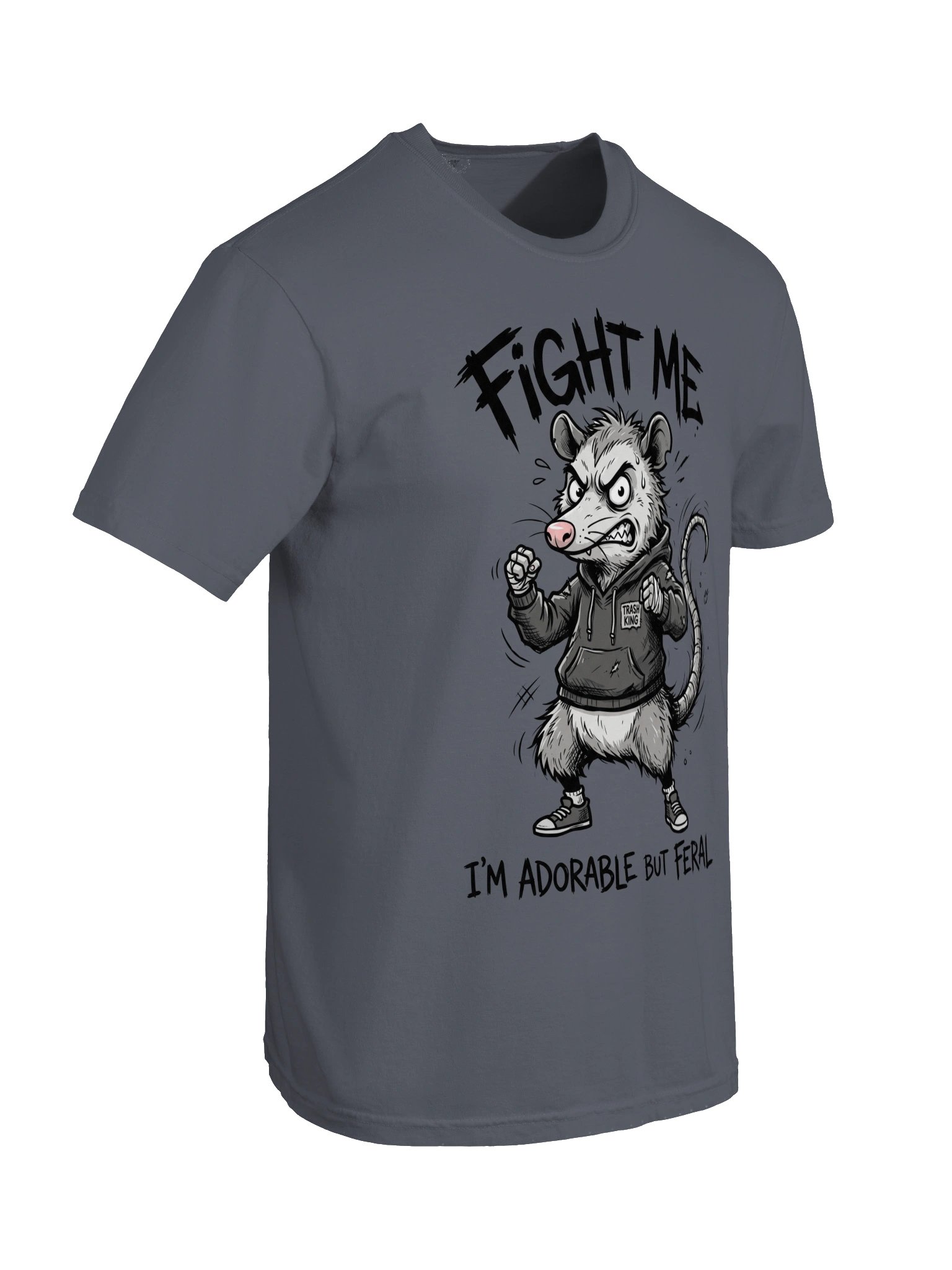 Feral Opossum Fight Me Tee product image (26)