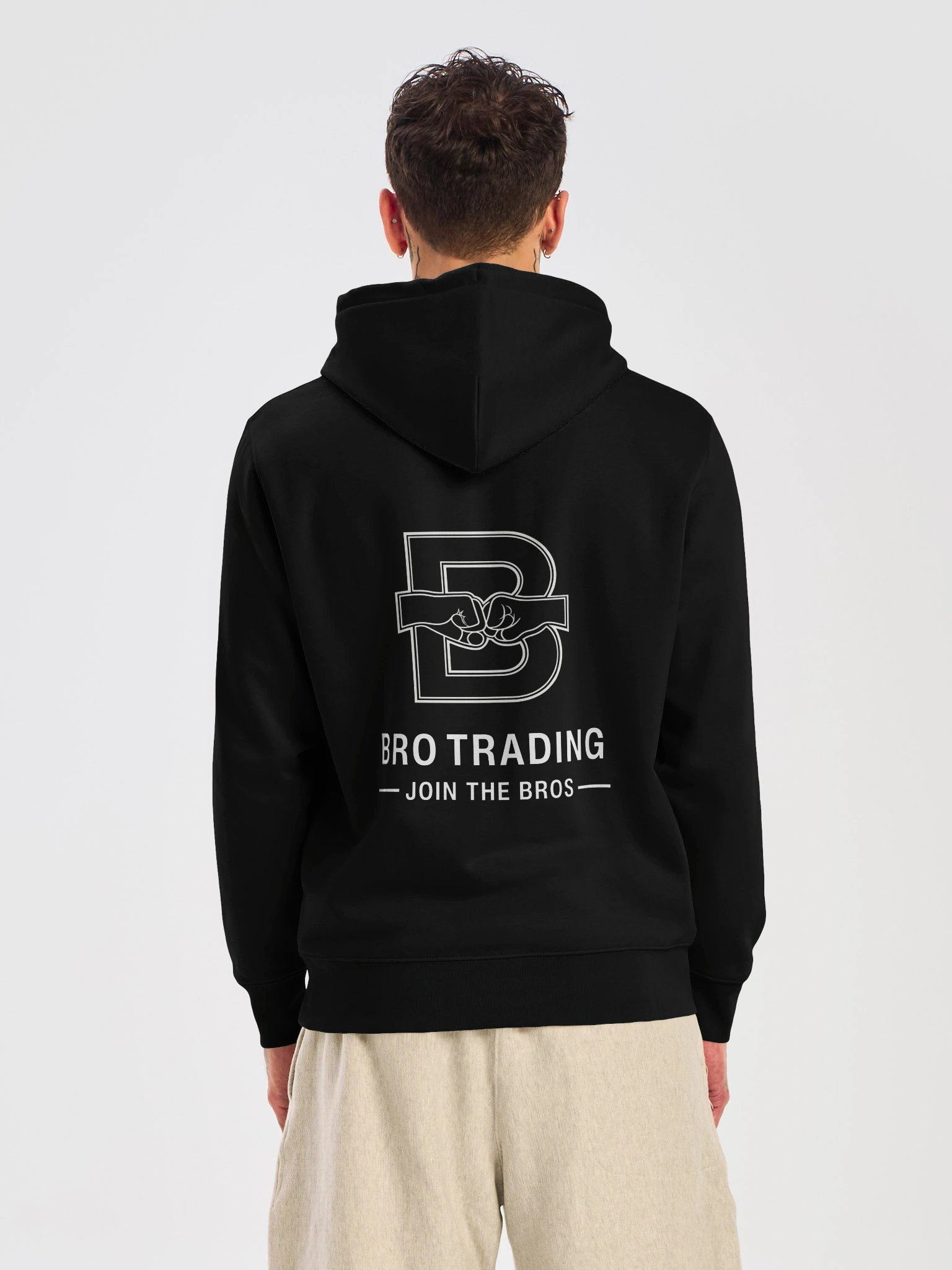 Never Trade Alone Hoodie Stealth product image (4)